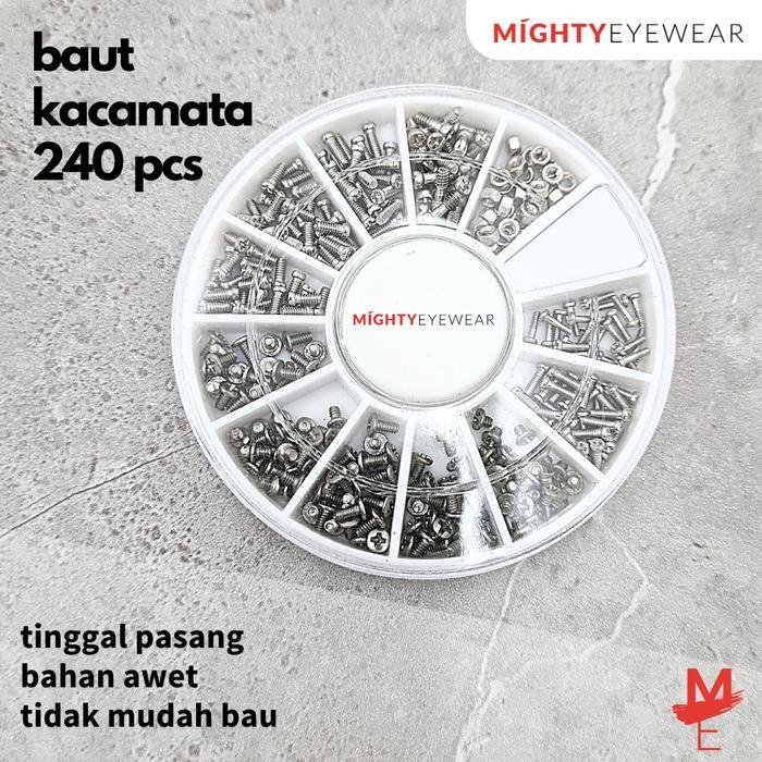 Mur Baut Sekrup Obeng Kacamata - Perlengkapan Reparasi Kacamata - Baut Saja