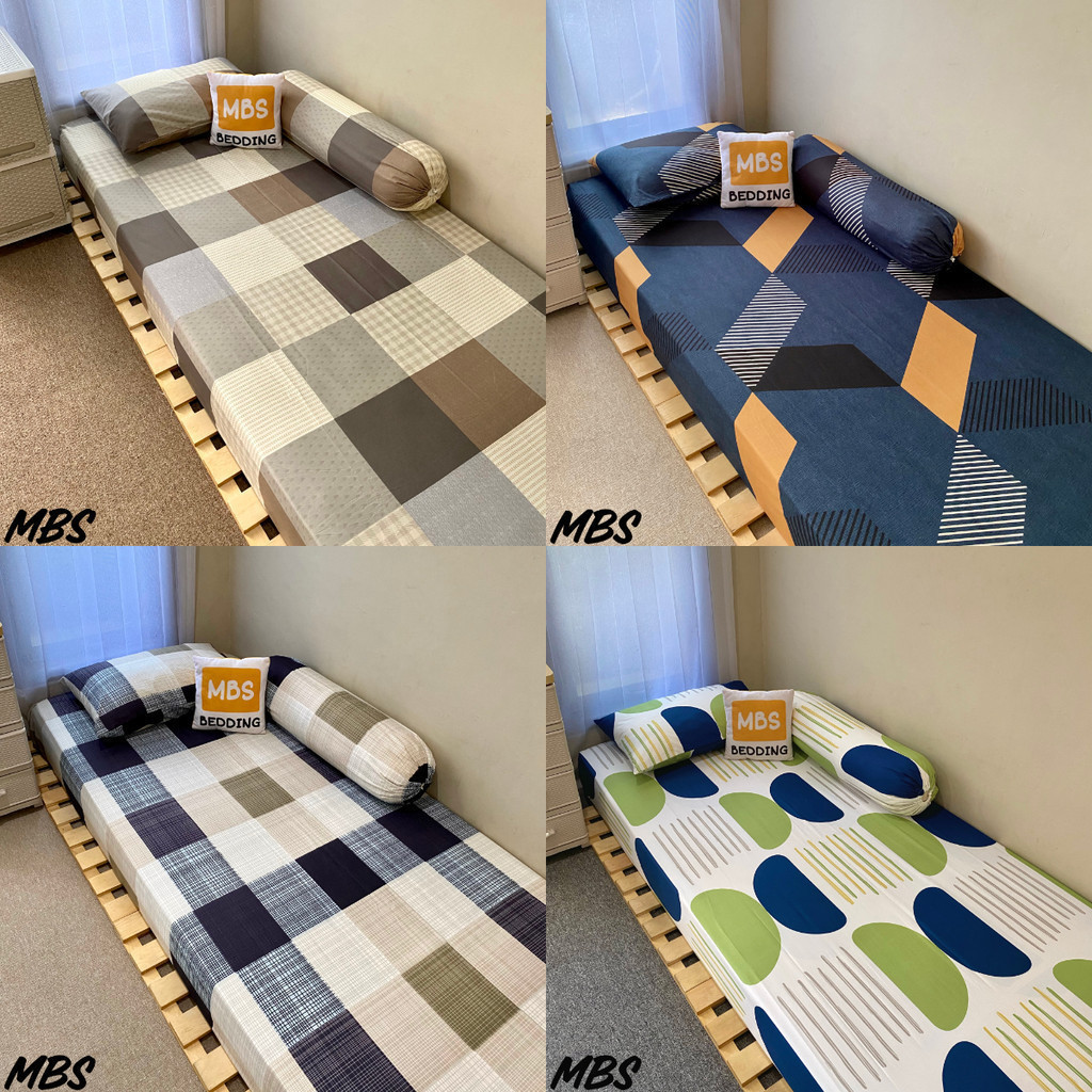 SPREI SET HOMEMADE MOTIF | SEPREI DOUBLE KARET ANTI GESER | SPREI AESTHETIC #3