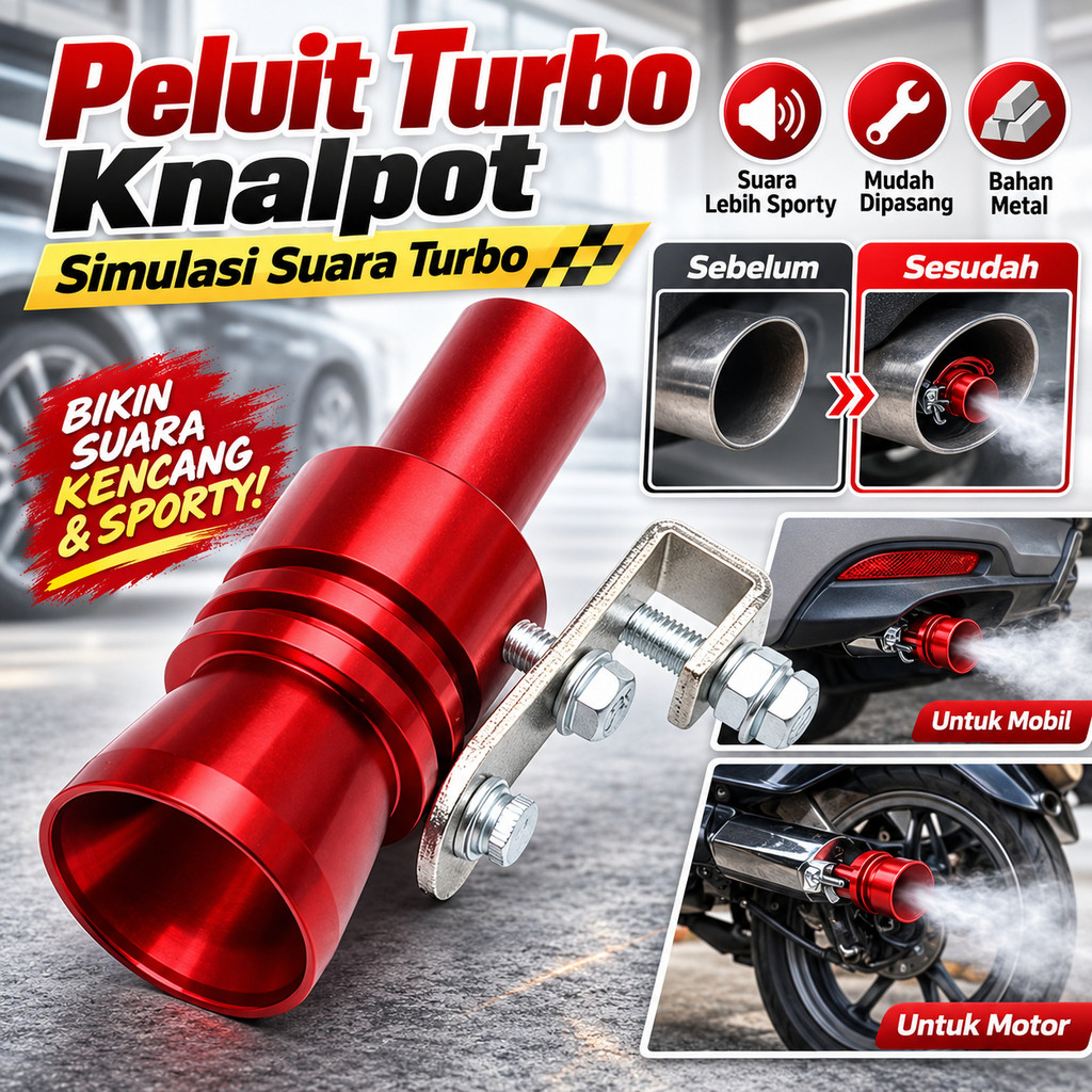 Peluit Turbo Knalpot | Peluit Knalpot Untuk Mobil Dan Motor | Peluit Turbo Knalpot Untuk Motor Dan M