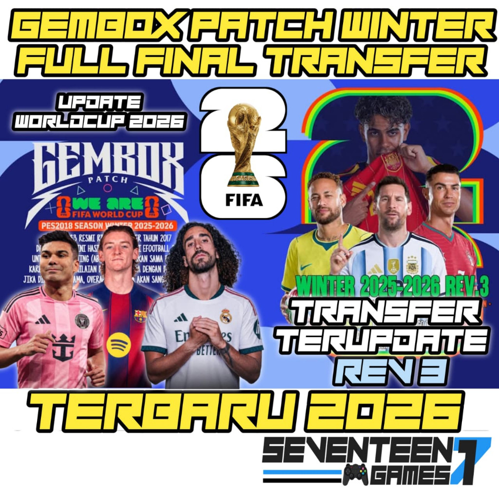 Gembox Patch PES 2026 Game Untuk PS3 Cfw dan Hen