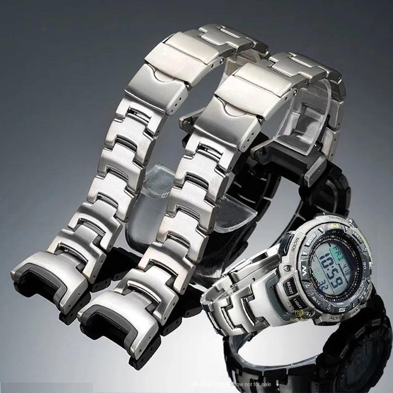 Lightweight Titanium Watch Strap For Casio Protrek Watch 3135 PRG-130T PRG-240T PRW-1500YTJ watch ba