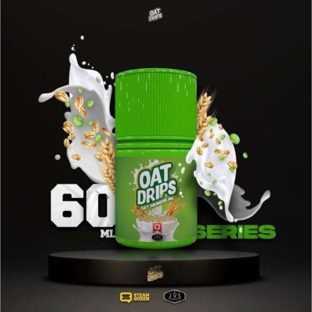 Oat Drips V2 Oat Mungbean 60ML by JVS x Steam Queen Juice