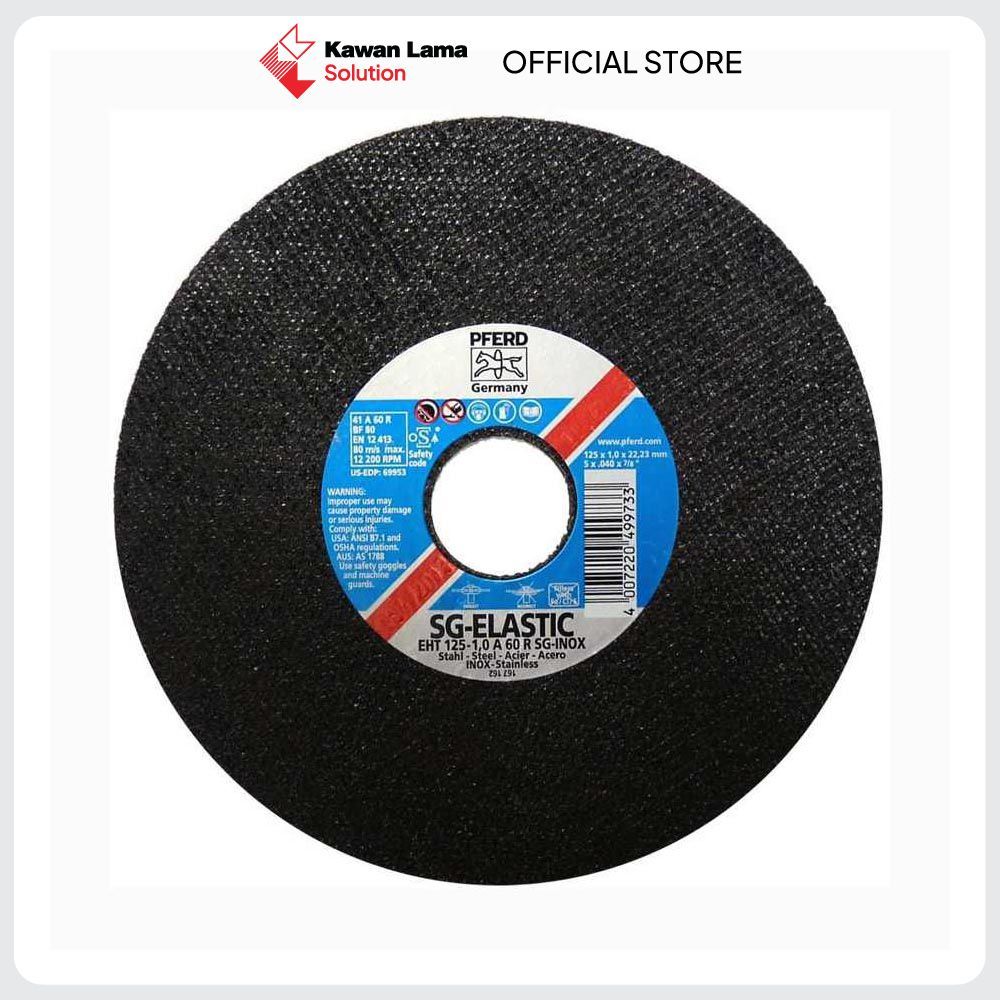 KLSOL Pferd Mata Gerinda Potong Eht125-1.0Sgsteelox 499733 Cakram Abrasive Disc Metalworking Bengkel