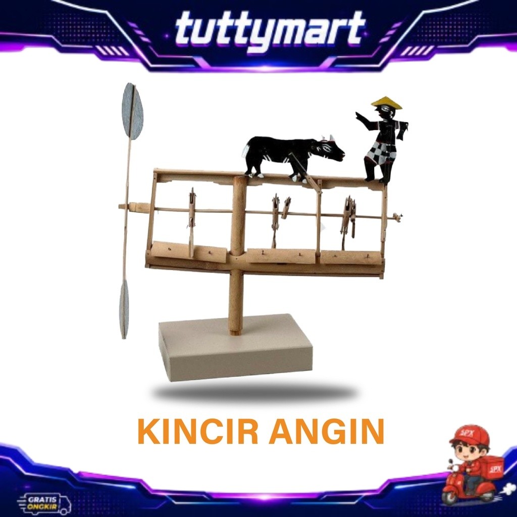Kincir Angin Bambu Bali - Baling Baling Bambu Bali - Pindekan Angin - Windmill Bamboo BEST PRODUK