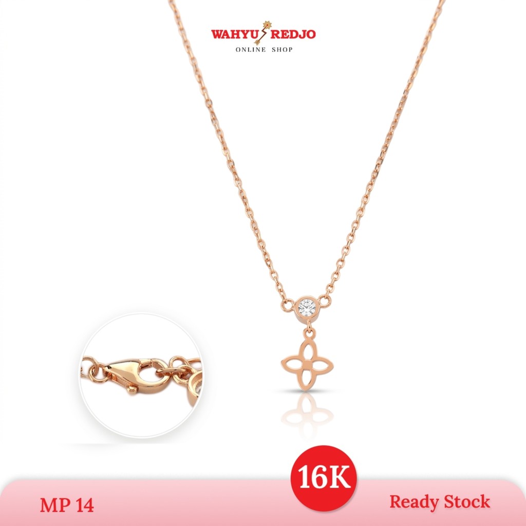 WAHYU REDJO - KALUNG EMAS 16K MODEL BUNGA POLOS DAILYWEAR & SIMPLE (PMR)
