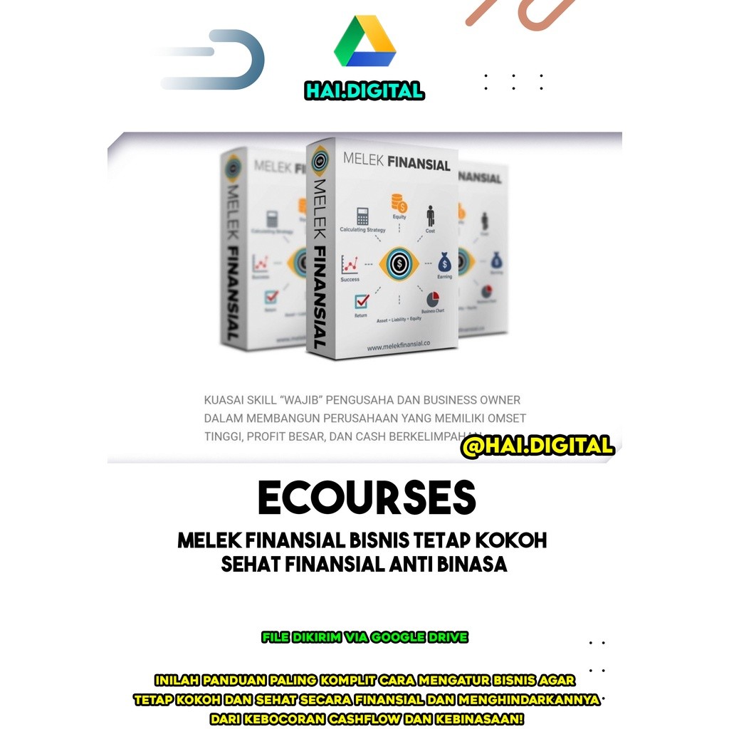 PAKET  MELEK FINANSIAL Bisnis Tetap Kokoh Sehat Finansial Anti Binasa