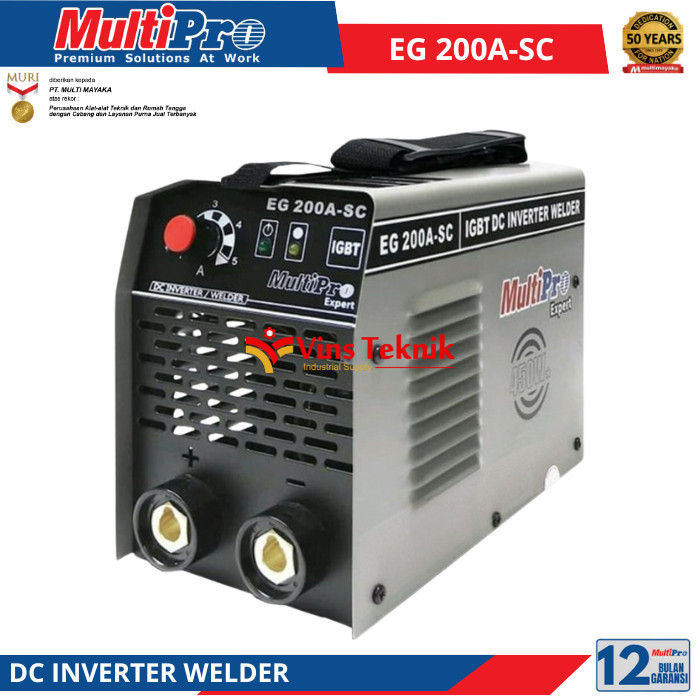 Mesin Las Listik Inverter Multipro EG 200 A Las Inverter EG200A