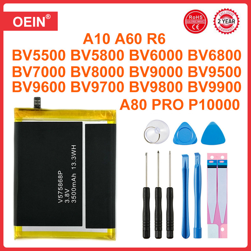 Original Battery For Blackview BV5500 BV5800 BV6000 BV7000 BV8000 BV9000 BV9500 BV9600 BV6800 BV9700