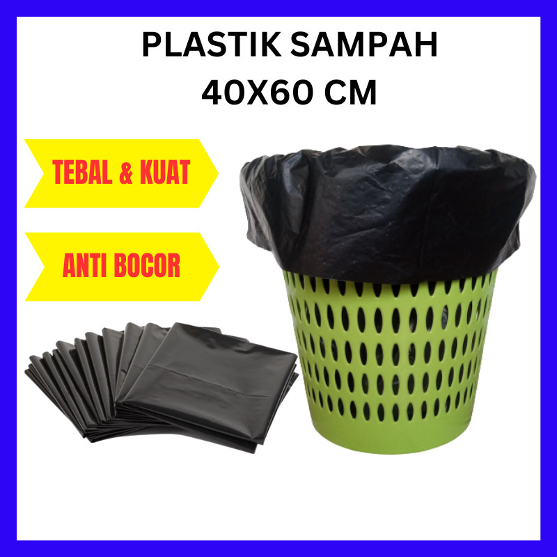Plastik Sampah 40x60 cm Kresek Sampah Kantong Sampah Plastik Sampah Bungkus Sampah Buang Sampah