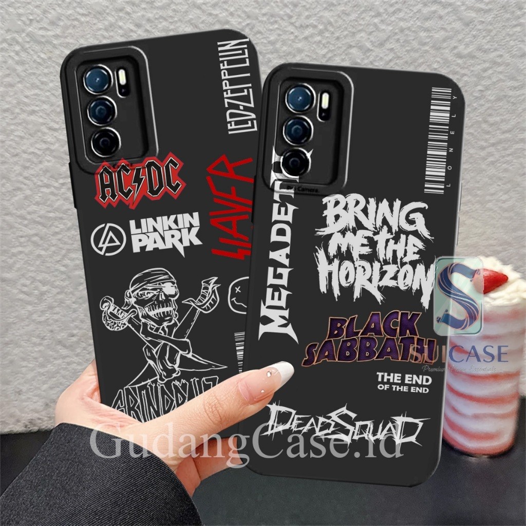 Case Hp Oppo A16 / A54s Casing Pelindung Camera Motif Stiker
