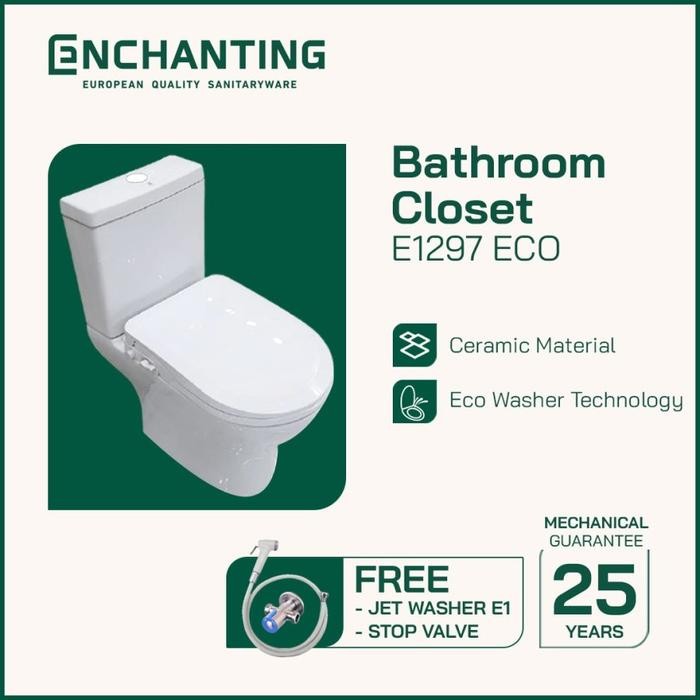 Toilet / Kloset Duduk Europe Enchanting E1297Eco - E1297ECO