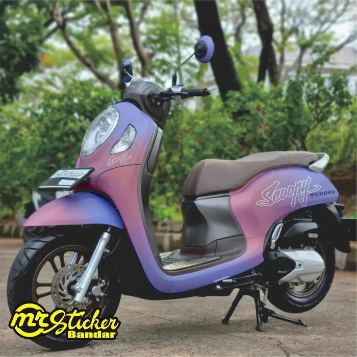 Decal Scoopy Dekal Stiker Full Body Motor Scopy New Fi Prestige 2021 2022 2023 2024 Gradasi Warna Mo