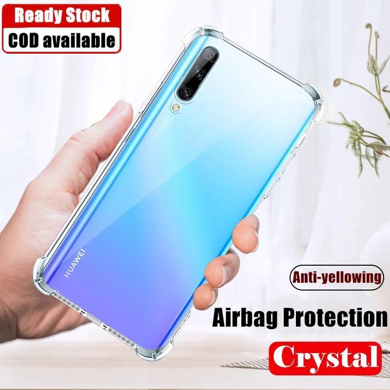 CASE HUAWEI Y9S / Y9 2019 SOFTCASE ANTICRACK AIRBAG CASING TRANSPARANT ANTI SHOCK