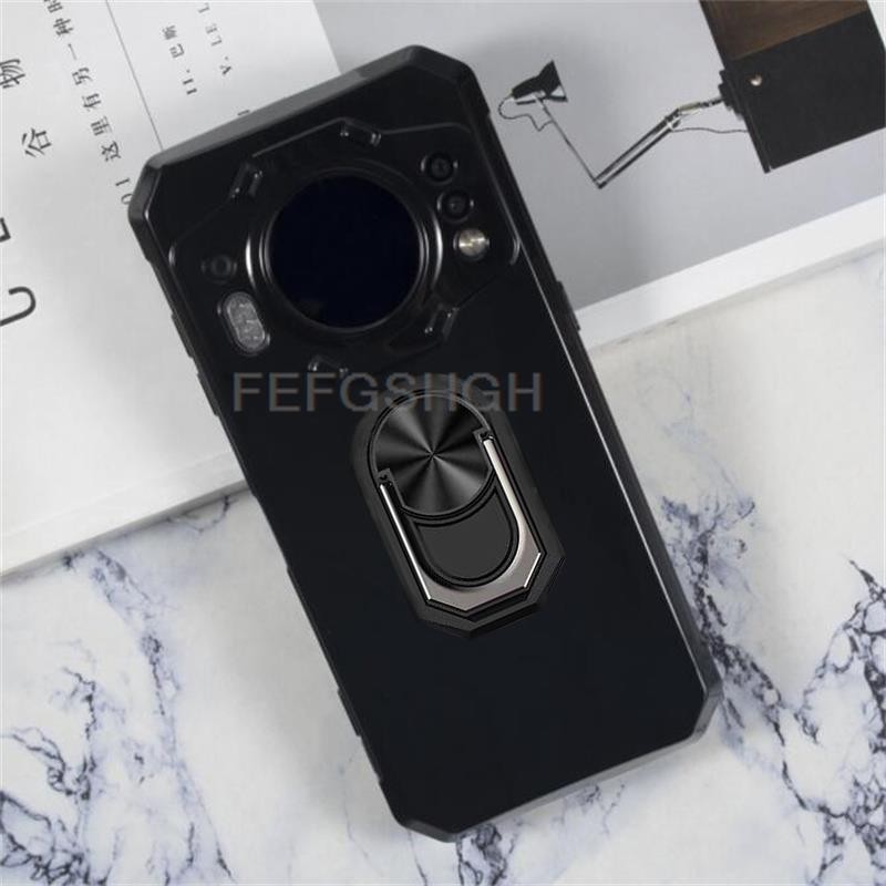 For Oukitel WP21 6.78" 2022 WP 21 Back Finger Ring Soft TPU Silicone Case For OukitelWP21 Bracket Ph