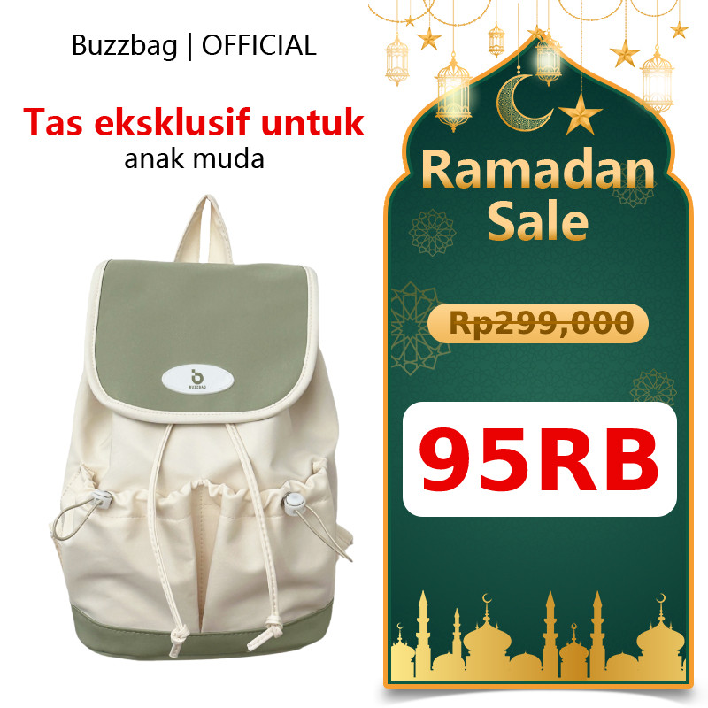 RASTSHOP BUZZBAG - Tas ransel sekolah korea tas aesthetic korean style sekolah tas ransel lucu korea
