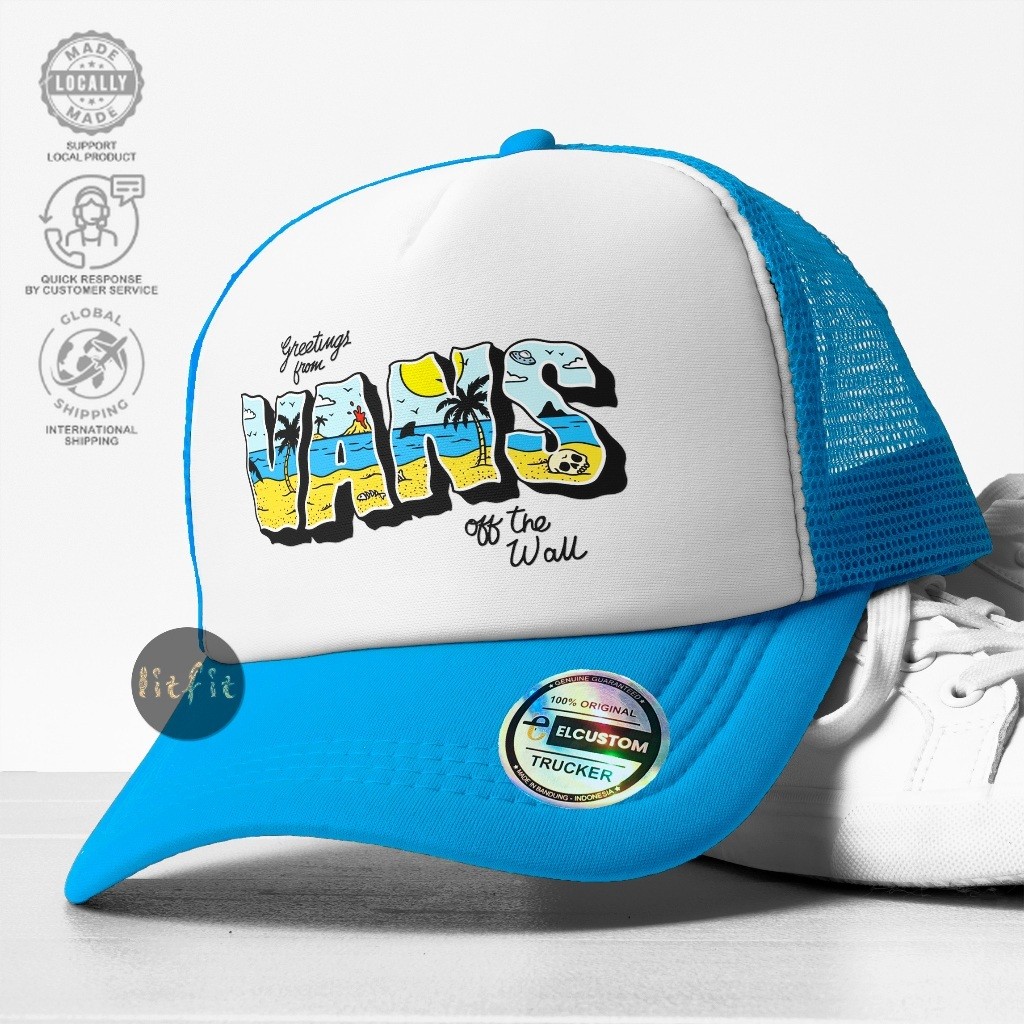 TOPI VANS /Topi Snapback Pria /Topi Trucker Jaring /Topi Distro Skena Outfit /Topi Cowok Starboy Kal