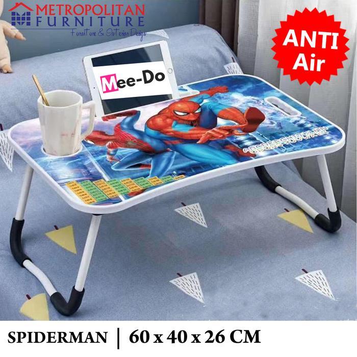 GigaByte Store Meja Lipat Laptop Belajar Anak Meja Laptop Karakter - SPIDERMAN