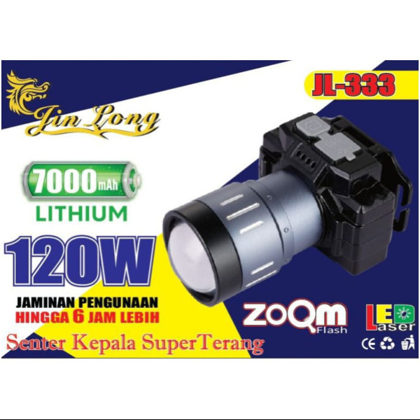 SENTER KEPALA JINLONG JL-333P | Senter Kepala Jinlong Led Laser JL-333P