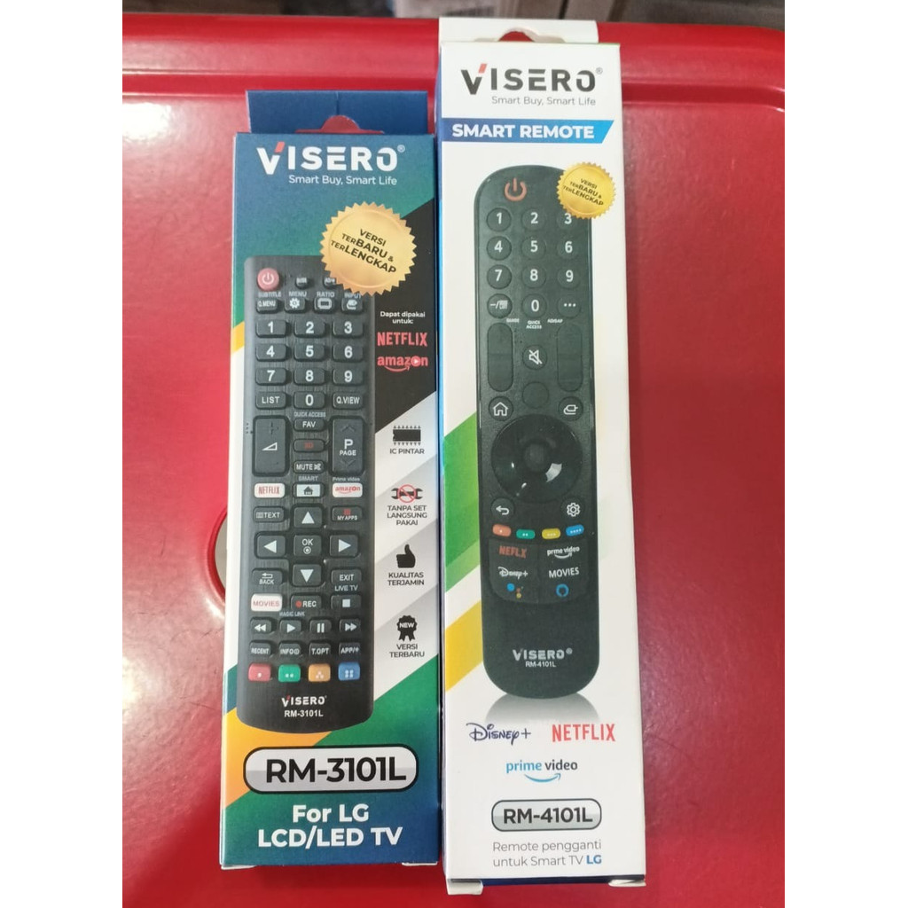 REMOT TV VISERO LG LED LCD RM3101L TOSHIBA SHARP LG POLYTRON