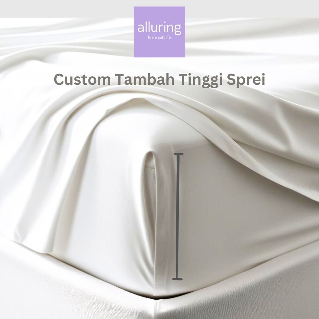 VIRAL Tambah tinggi sprei satin silk gf-09