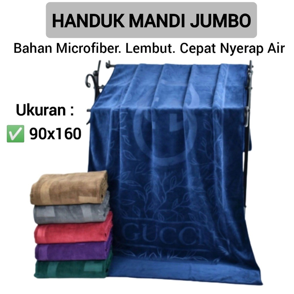 Handuk Mandi Dewasa Jumbo 90x160 Menyerap Air Handuk Microfiber 90x160 Handuk Pria Wanita Dewasa Lem