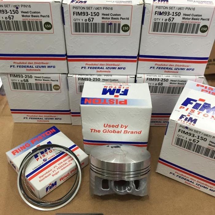 piston satria fu scorpio piston mentah pin 16