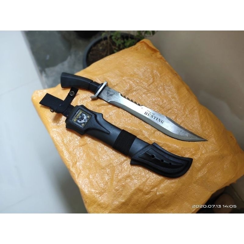 Pisau bowi Pisau Pramuka pisau survival Super Tajam baja per