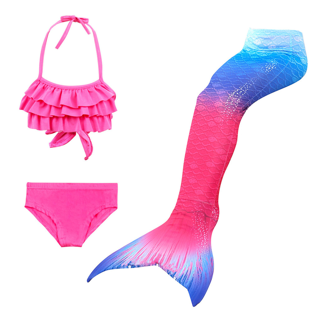 Children's Mermaid Swimsuit Swimsuit Girls Bikini Swimsuit Mermaid Tail