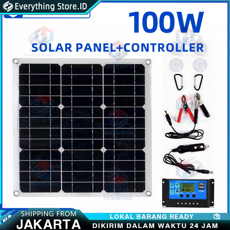 60W/100W SOLAR PANEL PANEL SURYA PEMBANGKIT LISTRIK TENAGA SURYA 60W SOLAR PANEL PANEL SOLAR PANEL S