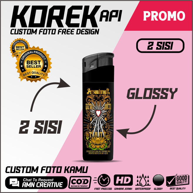 KOREK CUSTOM Korek Custom PSHT | Bebas Gambar | Korek Custom