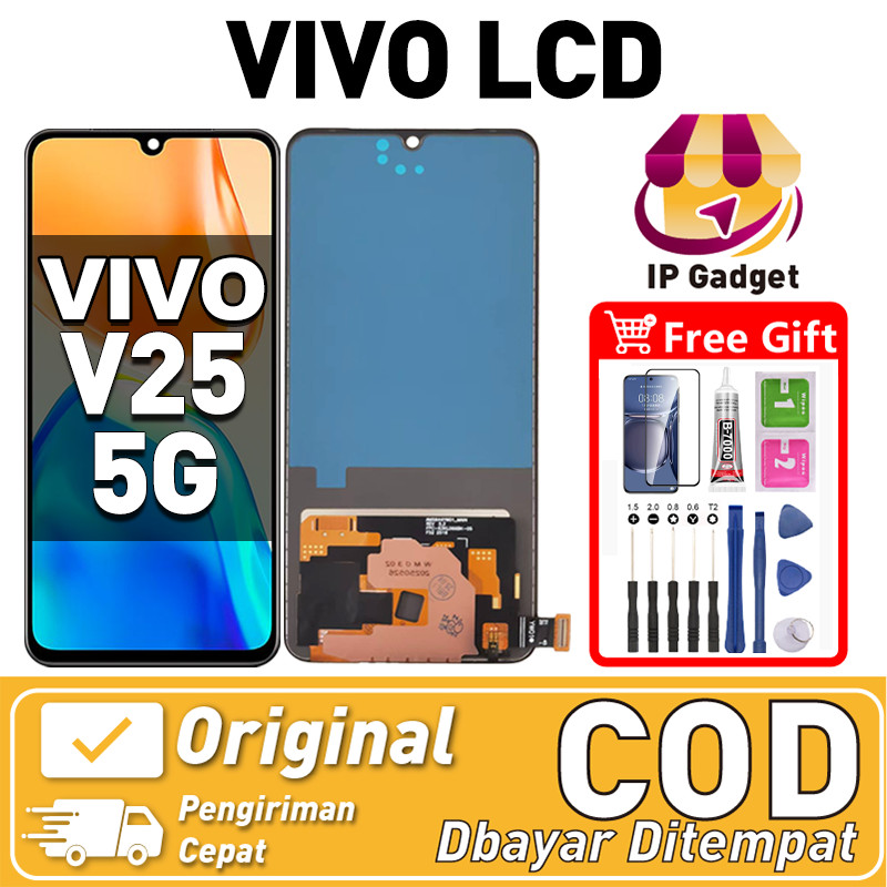 ORI FOR LCD VIVO V25 5G Fullset Original LCD HP VIVO V25 5G Asli Touchscreen Layar Sentuh HP COD