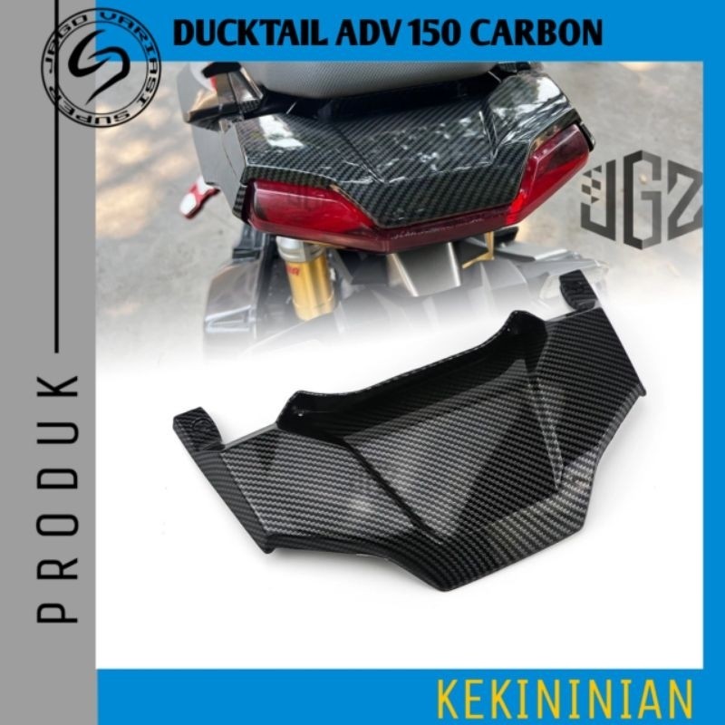 Ducktail ADV 150 Carbon Zoro | Cover Atas Lampu Belakang ADV 150 Carbon Zoro