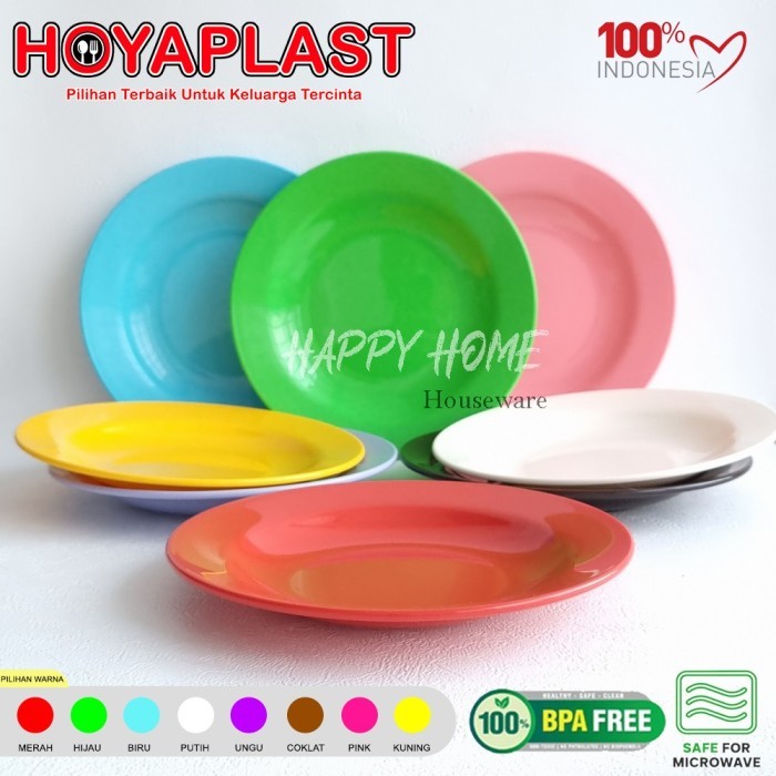Hoyaplast  Piring Melamin Bulat