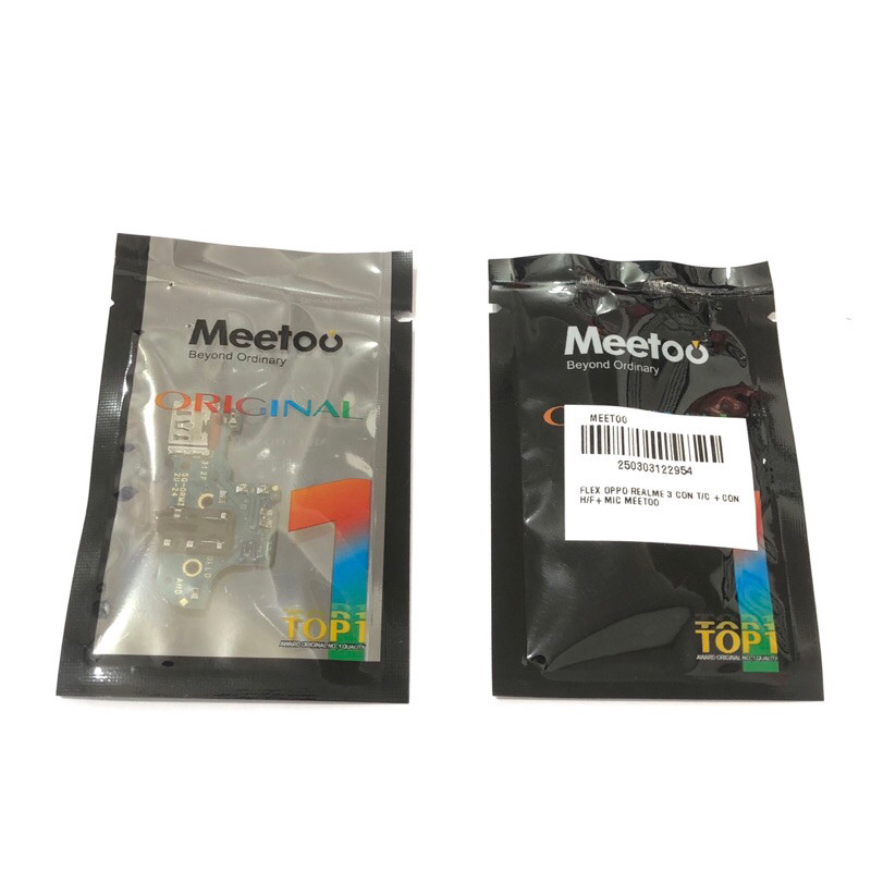MEETOO | Flexibel Charger + Ic REALME 3 RMX1821 / REALME3 CPH1825 Original 1:1 Full Komponen Aisi - 