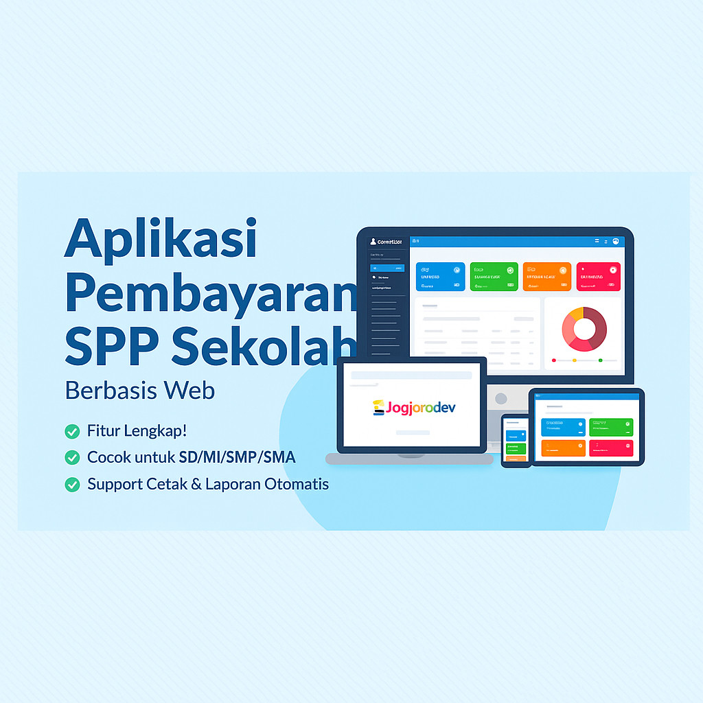 Software Aplikasi Pembayaran Spp sekolah berbasis web Terbaru