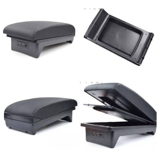 Mitsubishi xpander arm rest sandaran tangan console box armrest kulit slide plug and play