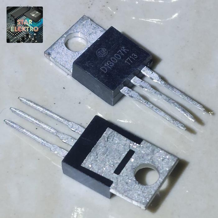 2 Buah 2Pcs D13007K To-220 D13007 3DD13007K NPN 13007 Transistor Power Tube Triode 13007K 400V 8A TE