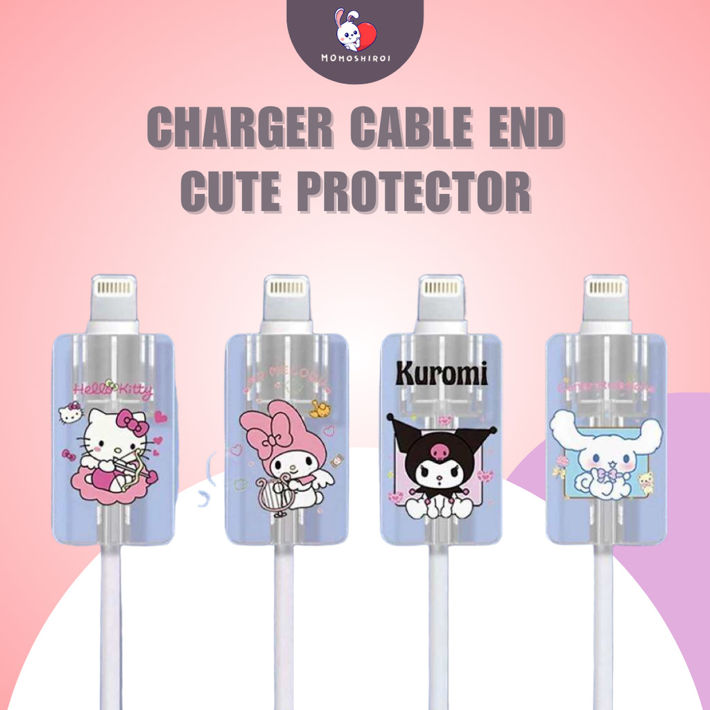 Pelindung Ujung Kabel Charger Cable Data iPhone Android USB tab C Protector Carger HP