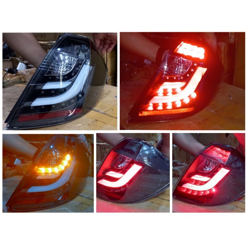 SK1700BMH Stoplamp Jazz GE8 2008-2014 LED-LED Bar Sequential Black Housing