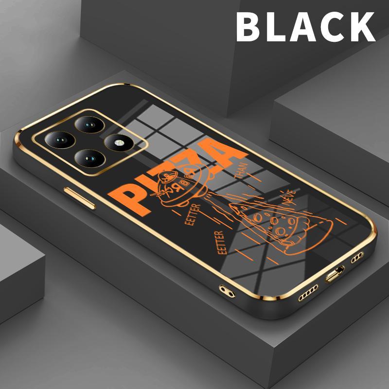 Case Hp Xiaomi 14T 12 11 Lite 5G NE 11T 12T Pro 13 MI 14 Mi 10T Ultra 11X 11i 2021 Kartun Pizza Thin