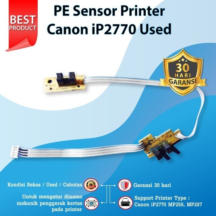 PE Sensor Kertas IP2770 MP258 MP287 Paper End Sensor ASF Roller Printer iP2770 IP2700