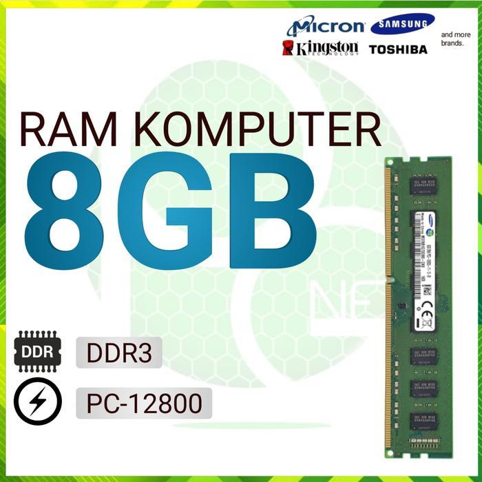 RAM DDR3 8GB PC-12800 - Komputer PC12800 PC 12800 1600MHz 1600 DDR3L - Hynix