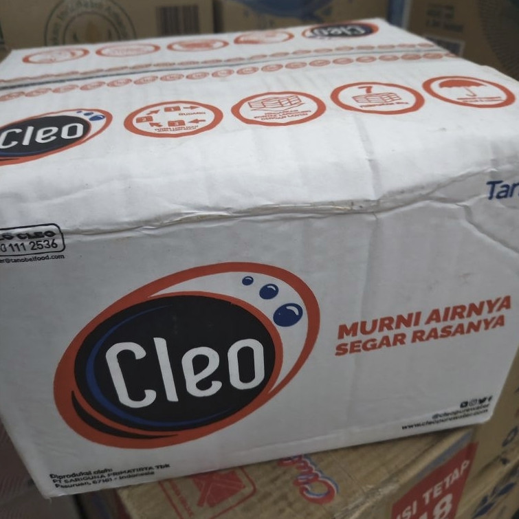 Air Mineral Cleo Cup Gelas 220ml isi 40