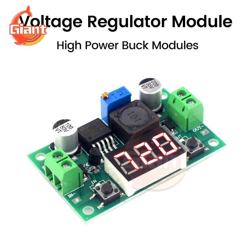 DC-DC Step-down Module gital Voltmeter Adjustable Voltage Regulator Step Down Stabilized Power Suppl