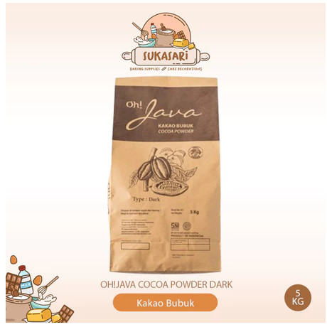 Oh Java Dark Cocoa Powder 5 Kg Bubuk Kakao oh java