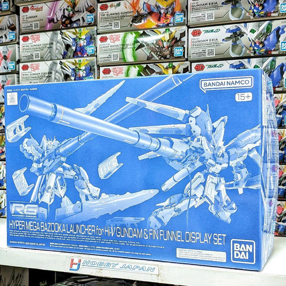 RG Hyper Mega Bazooka Launcher for Hi Nu Gundam & Fin Funnel Display Set