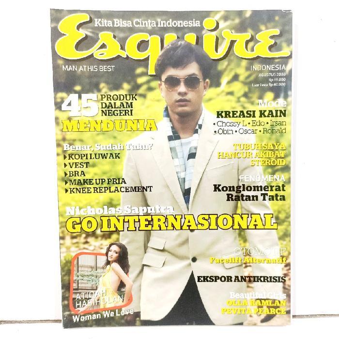 Majalah Esquire Indonesia Agustus 2008 - Nicholas Saputra Go Internasional