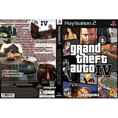 Kaset PS2 GTA IV