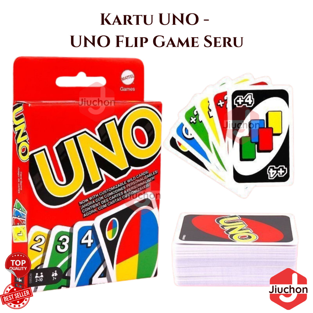 Kartu UNO Original / UNO Flip – Game Seru Segala Usia Kartu Game Seru & Menegangkan