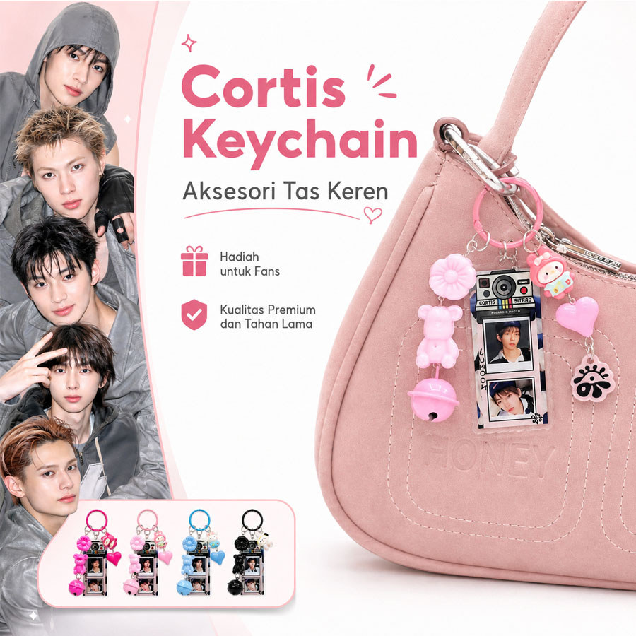 Cortis Keychain | Cortis Keychain Akrilik | Gantungan Kunci Cortis